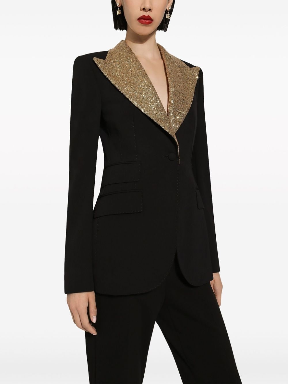 Turlington single-breasted blazer - 4