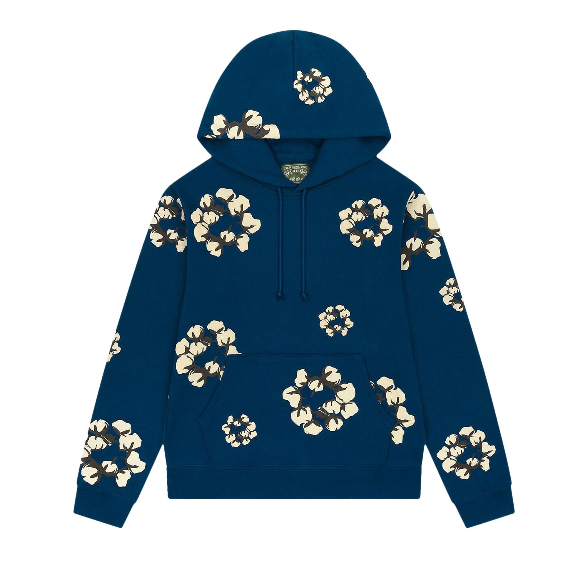 Denim Tears x Cactus Plant Flea Market Cactus Tears Wreath Hoodie 'Navy' - 1