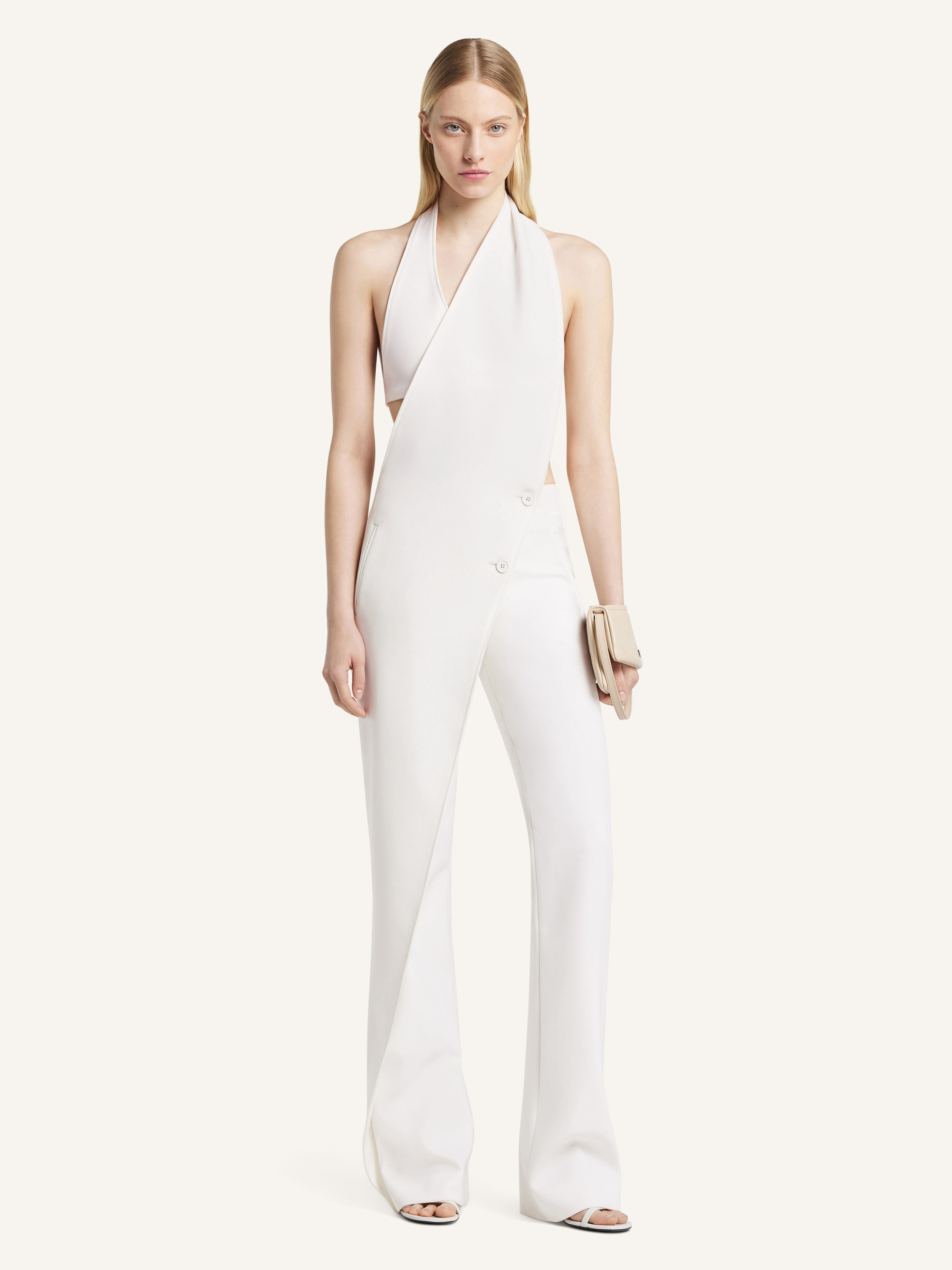 WRAPPED CRÊPE JUMPSUIT - 2