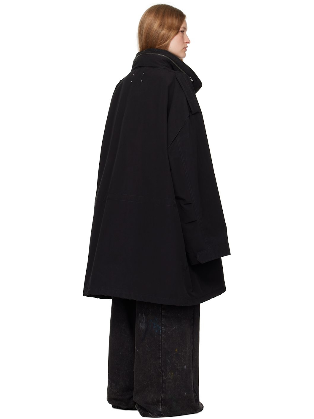 Black Hooded Jacket - 3