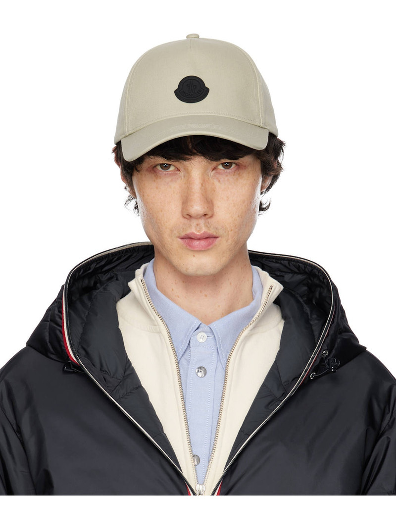 Beige Baseball Cap - 1