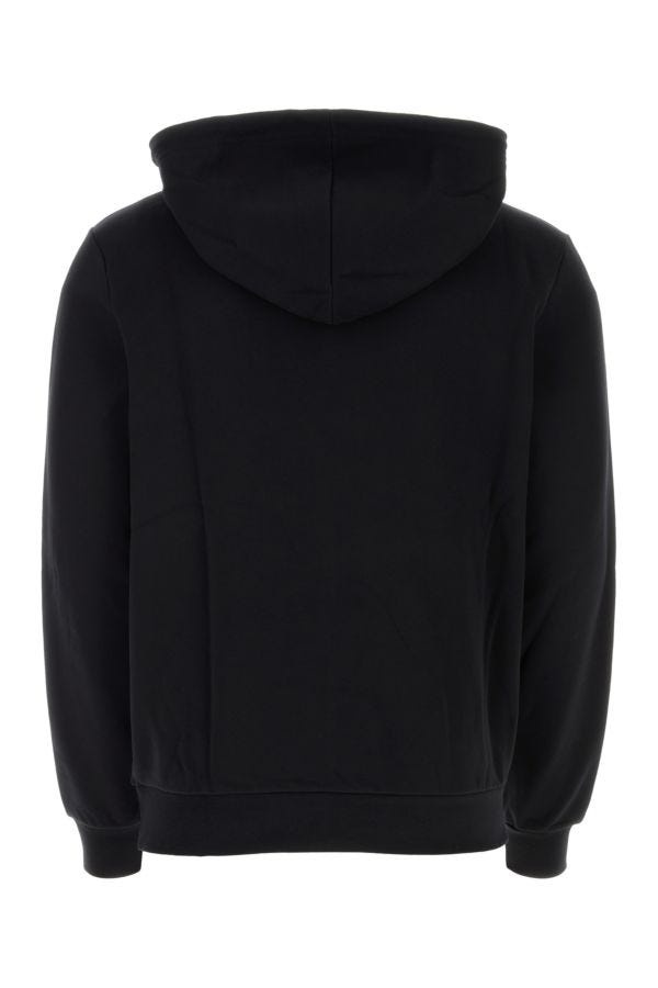 Black cotton sweatshirt - 2