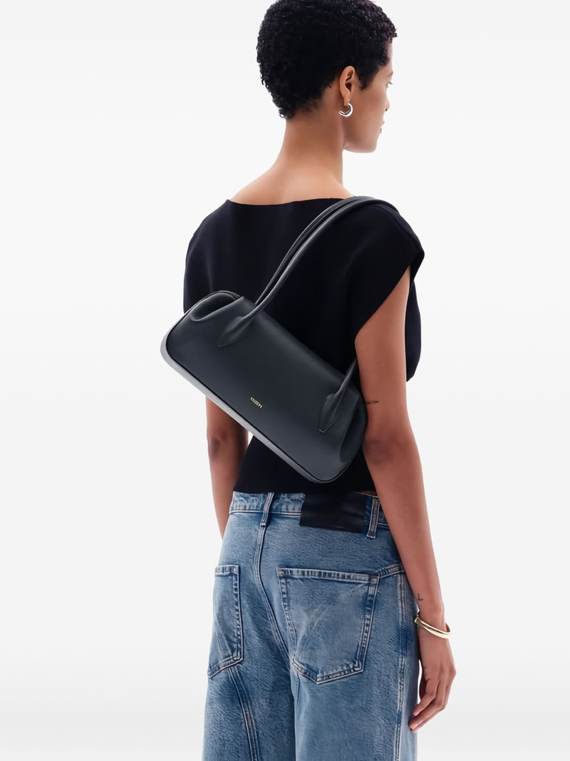 Oyster leather shoulder bag 3