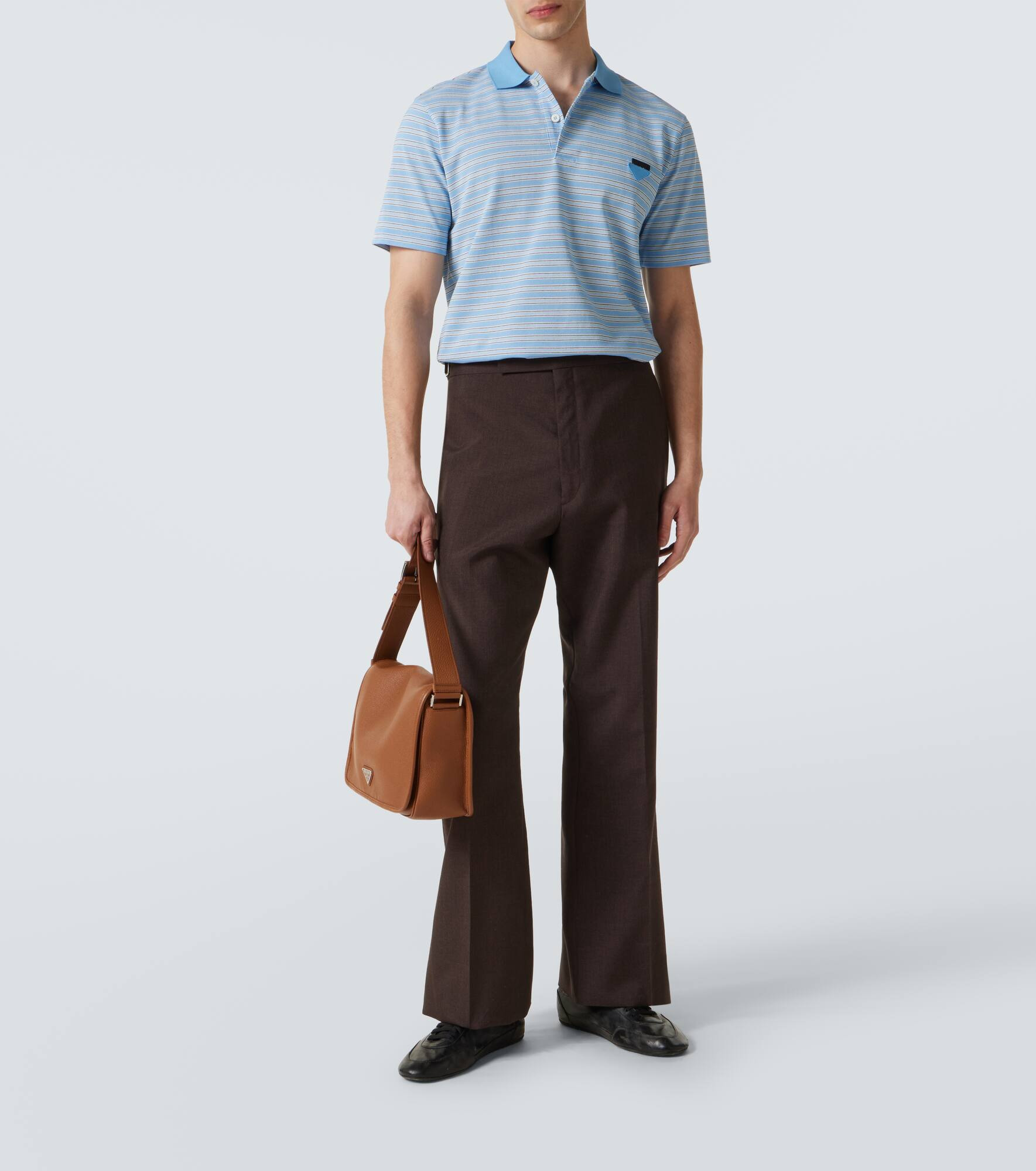 Striped cotton polo shirt - 2