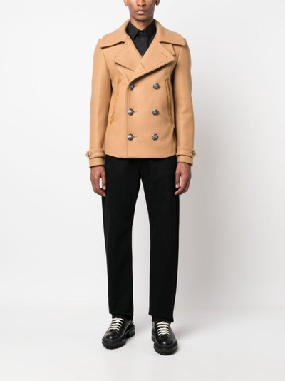 DSQUARED2 double-breasted buttoned coat outlook
