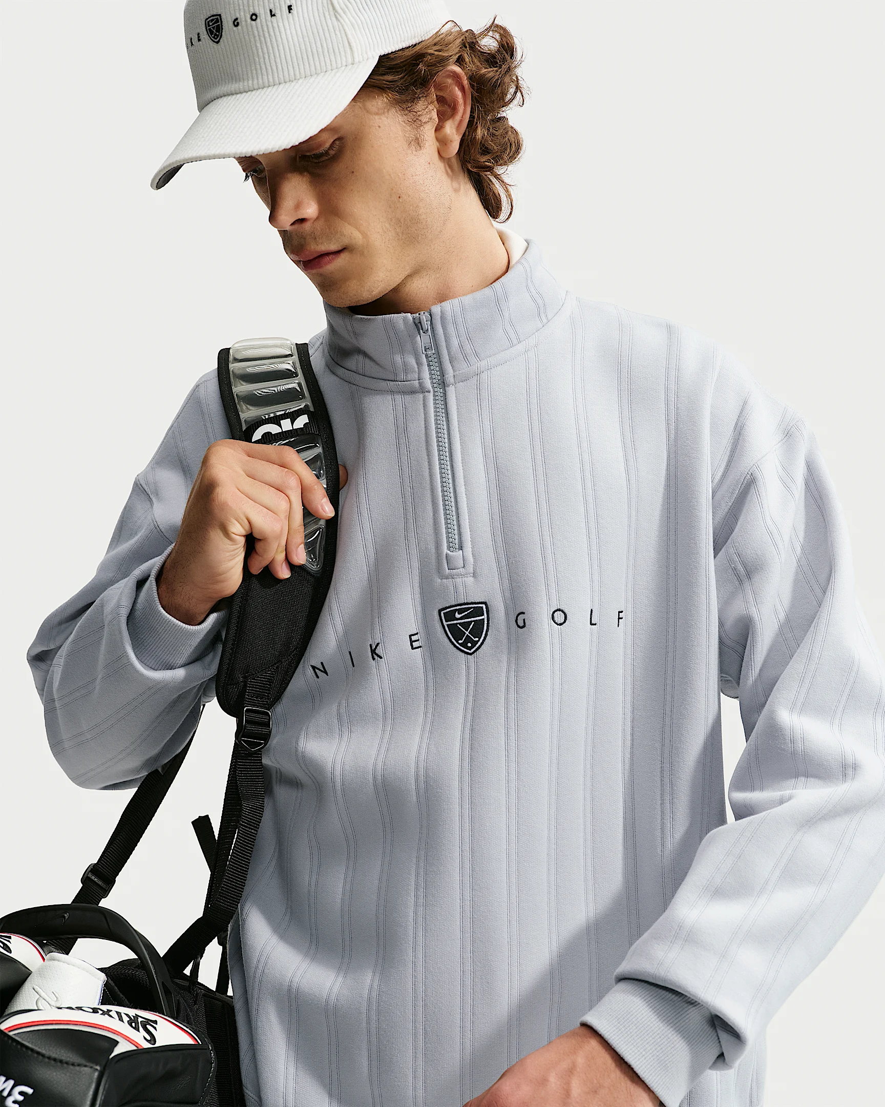 Nike Fairway Fresh Men's Therma-FIT Oversized 1/2-Zip Golf Top - 1