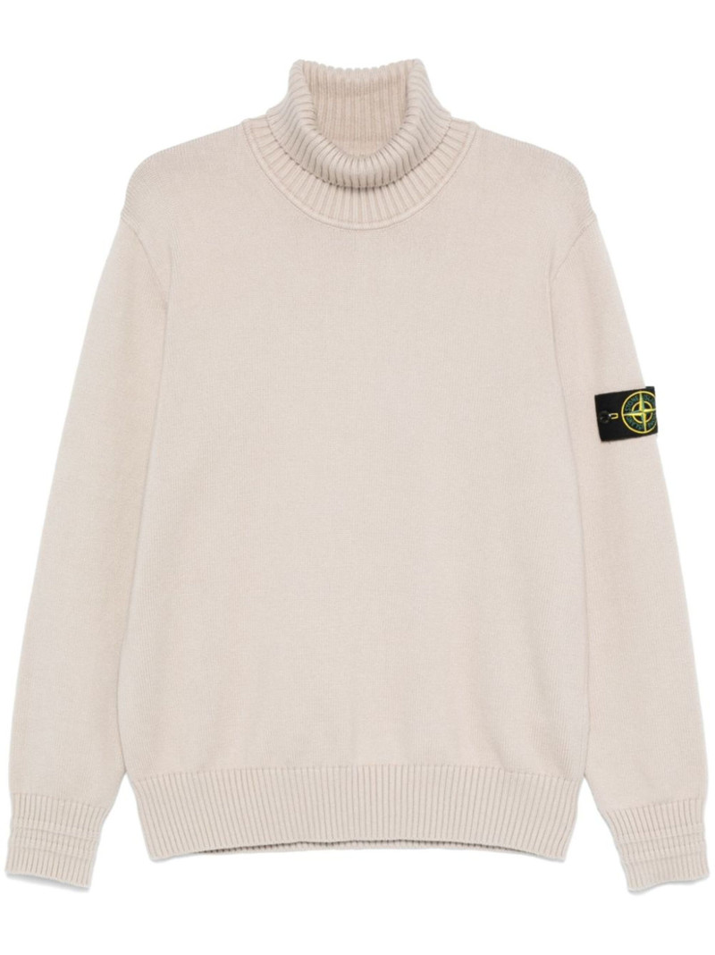 Compass-badge sweater - 1