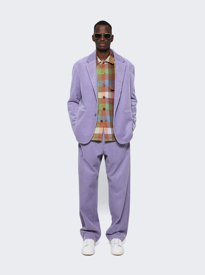 ZEGNA X The Elder Statesman Corduroy Jacket Purple outlook