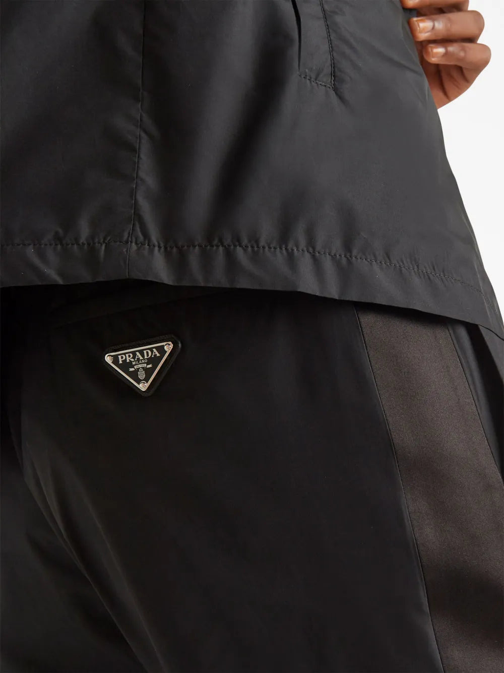 Pantalon jogging en soie et nylon - 7