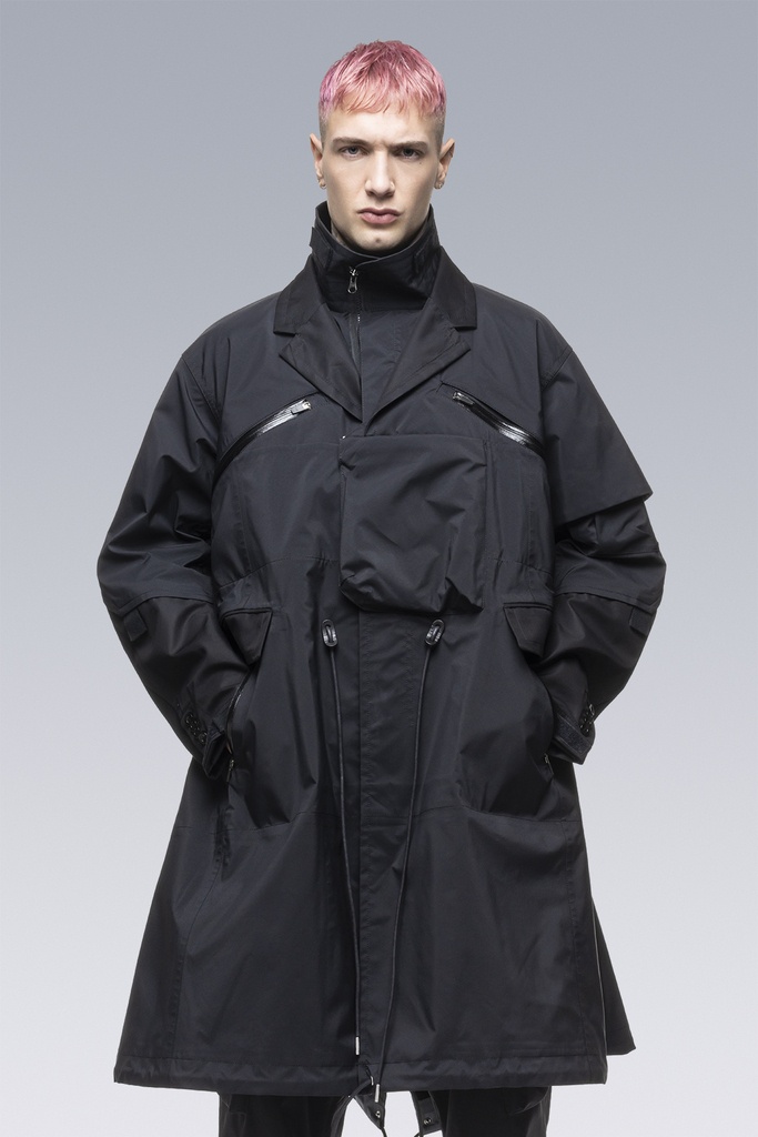 SAC-J2760 sacai / ACRONYM Trench Coat Black - 10