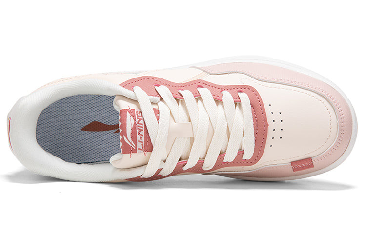 (WMNS) Li-Ning Skate Shoes 'Pink White' AGCR318-4 - 2