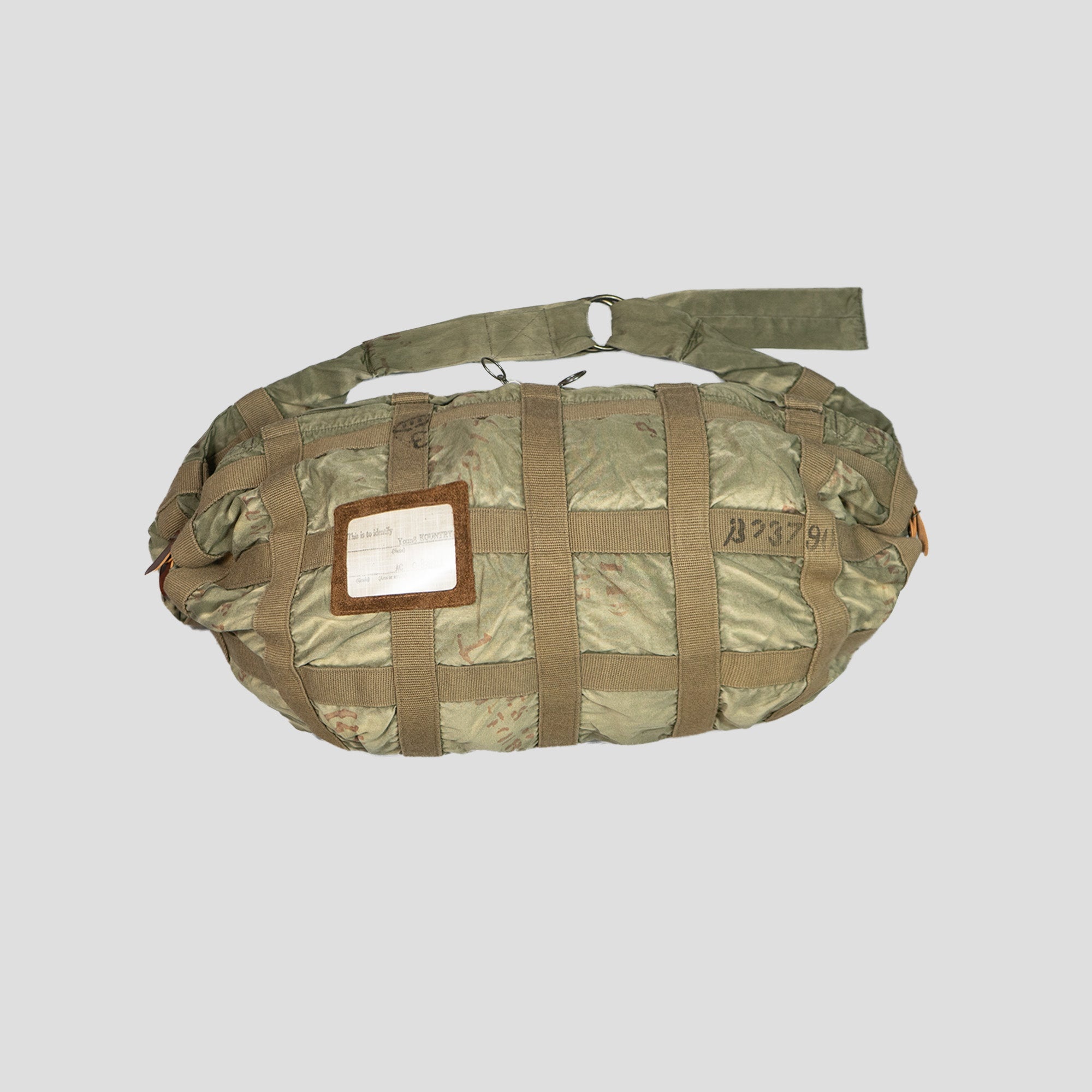 COTTON/LEATHER PRISONER-CRAFT TATTERSALL SNUFKIN BAG - 1