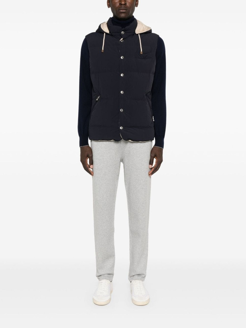 Brunello Cucinelli drawstring track pants outlook