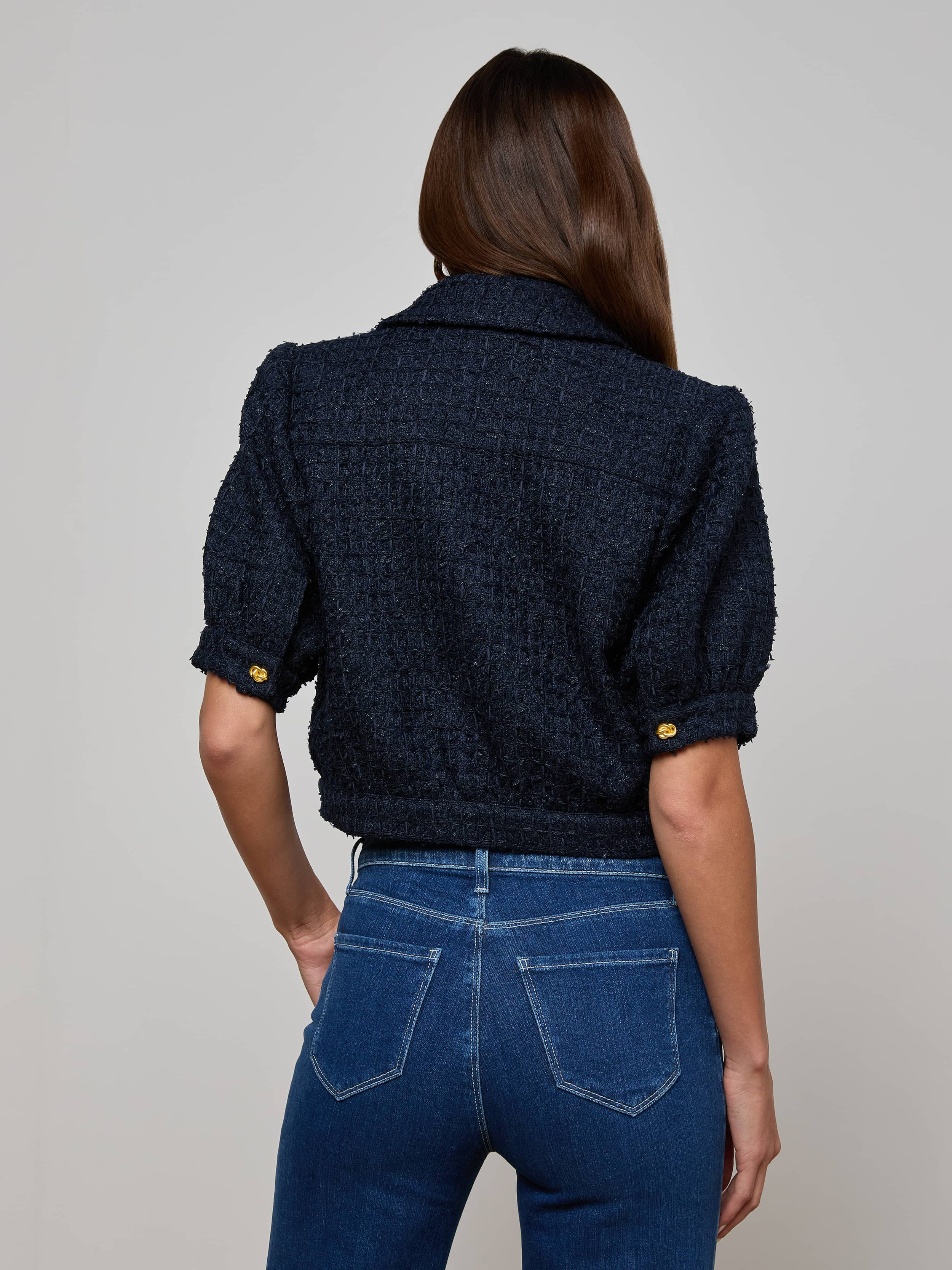 Cove Cropped Tweed Jacket - 5