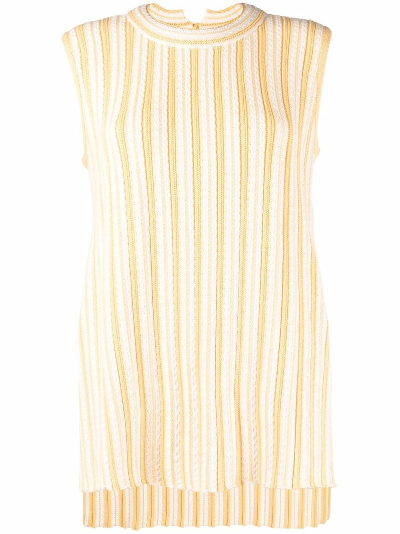 rib-knit sleeveless top 1