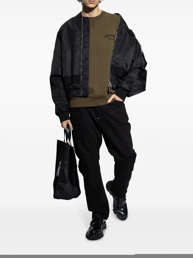 DSQUARED2 logo-appliqué sweatshirt outlook