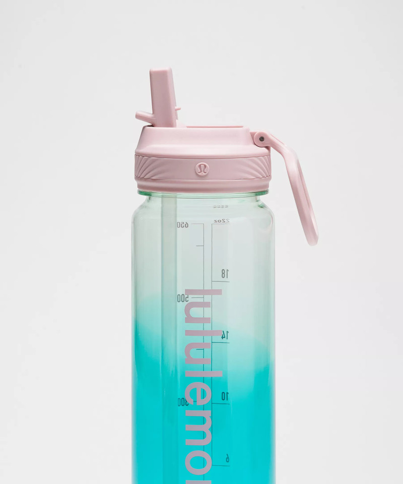 Back to Life Clear Bottle 24oz *Straw Lid 3