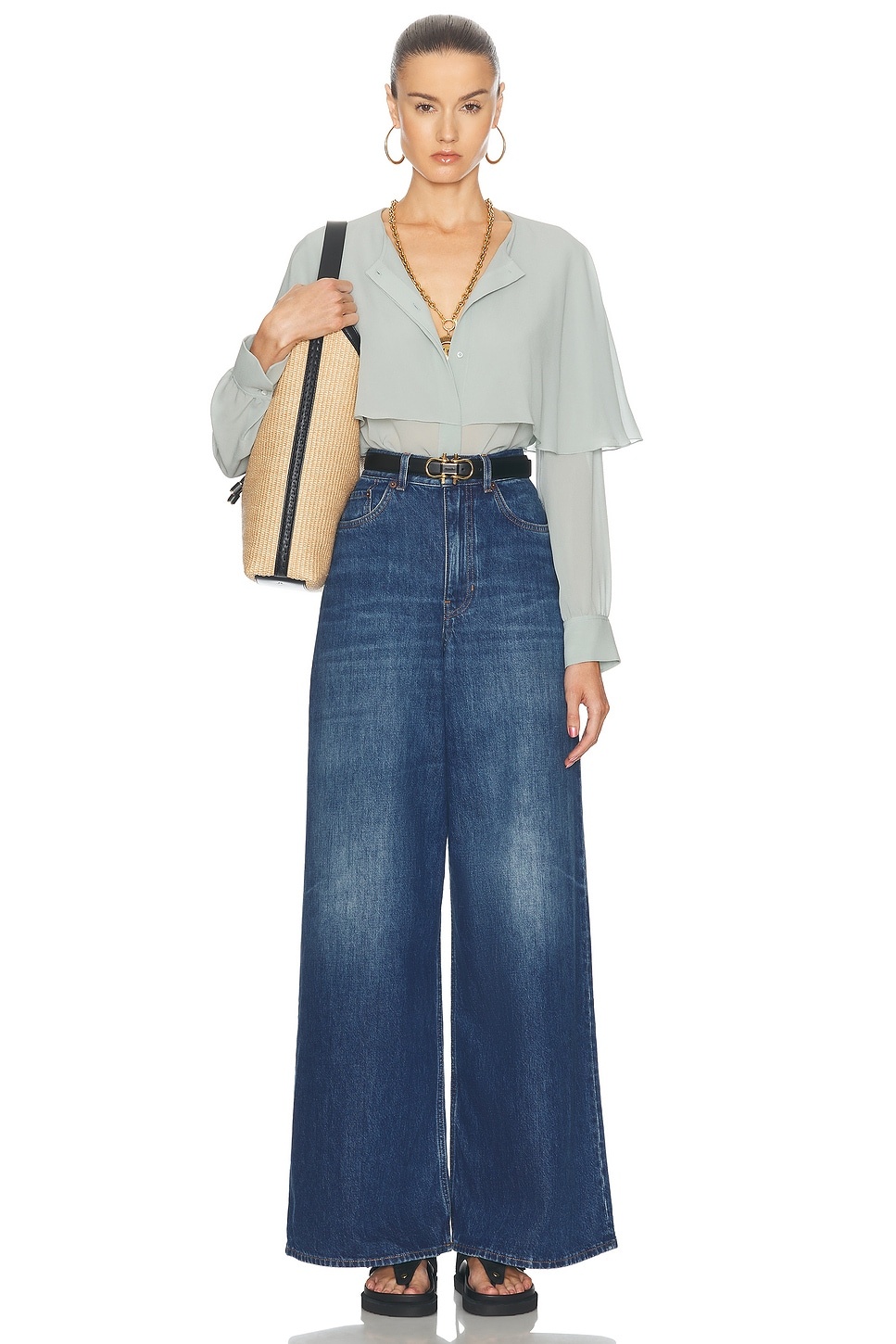 High Waisted Wide Leg - 5