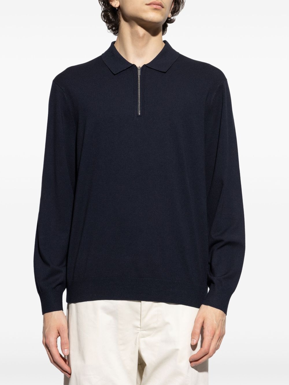 quarter-zip polo jumper - 3