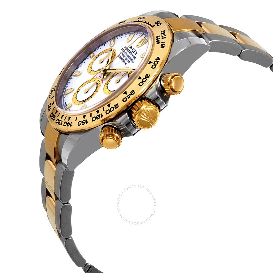 Rolex Cosmograph Daytona White Dial Stainless Steel and 18K Yellow Gold Oyster Bracelet Bracelet Aut - 2