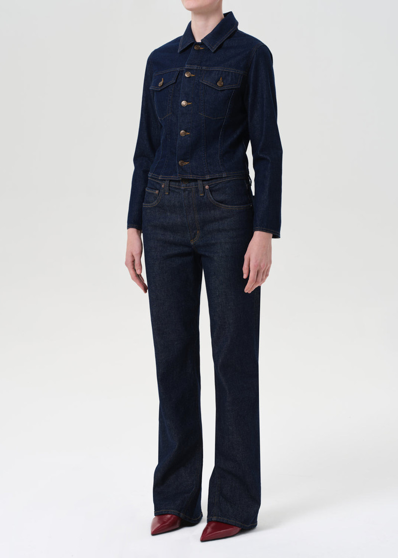 CONTOURED JACKET IN RINSE 5