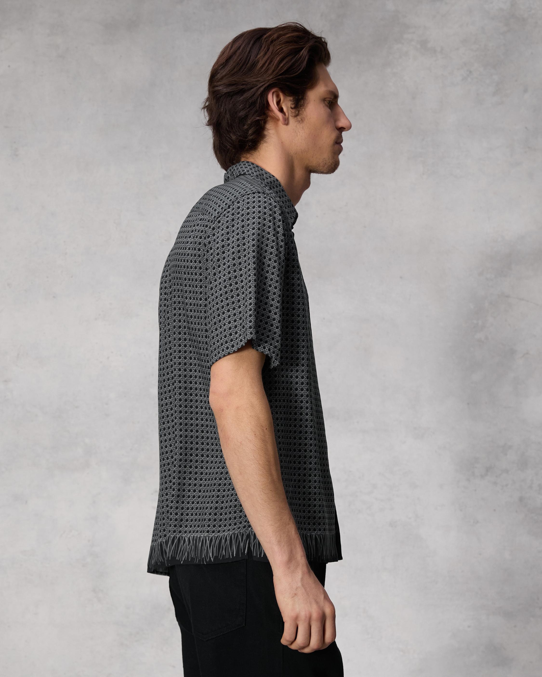 Dalton Printed Viscose Shirt
Relaxed Fit Button Down - 4