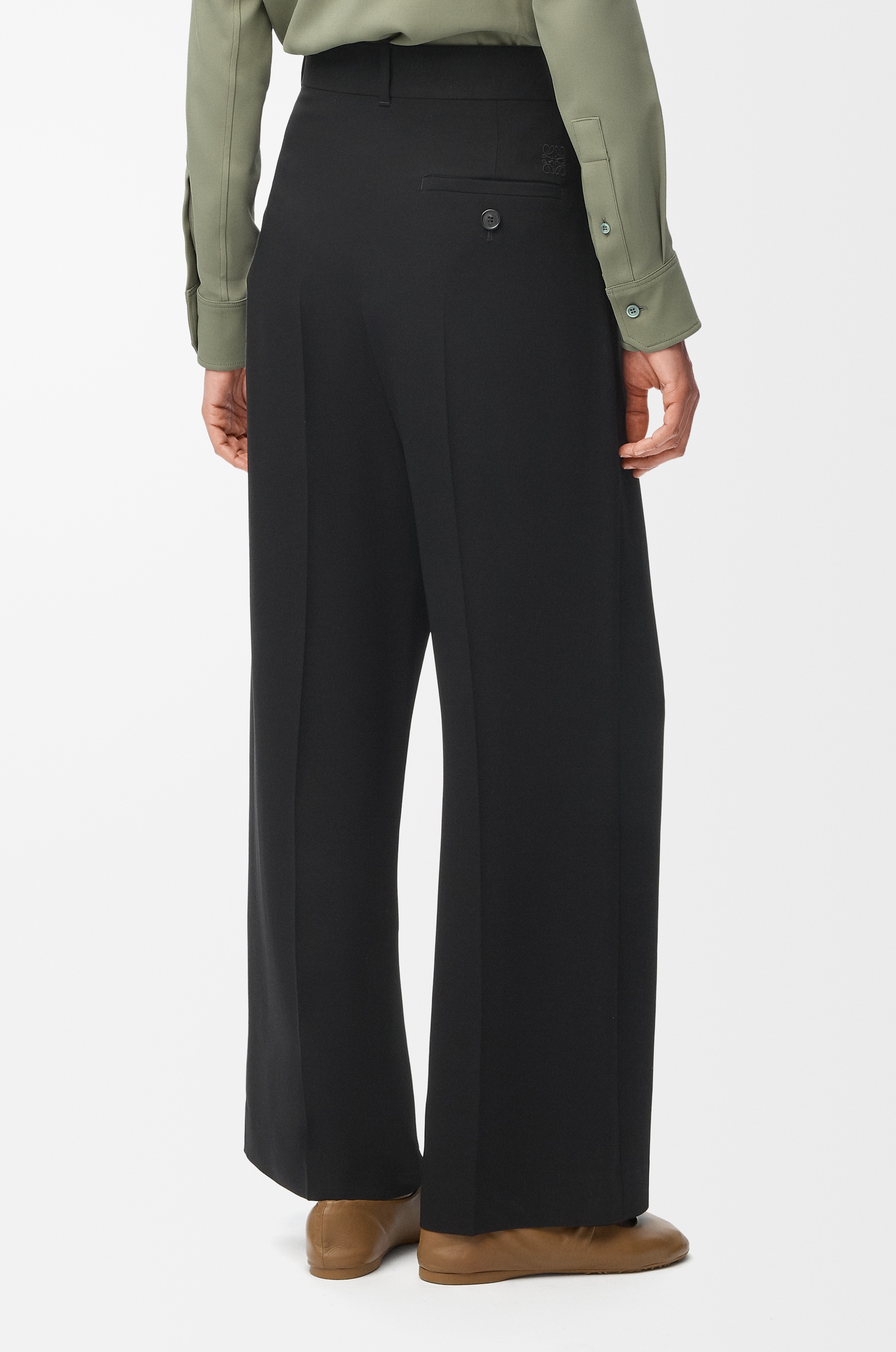 Trousers in stretch viscose - 4