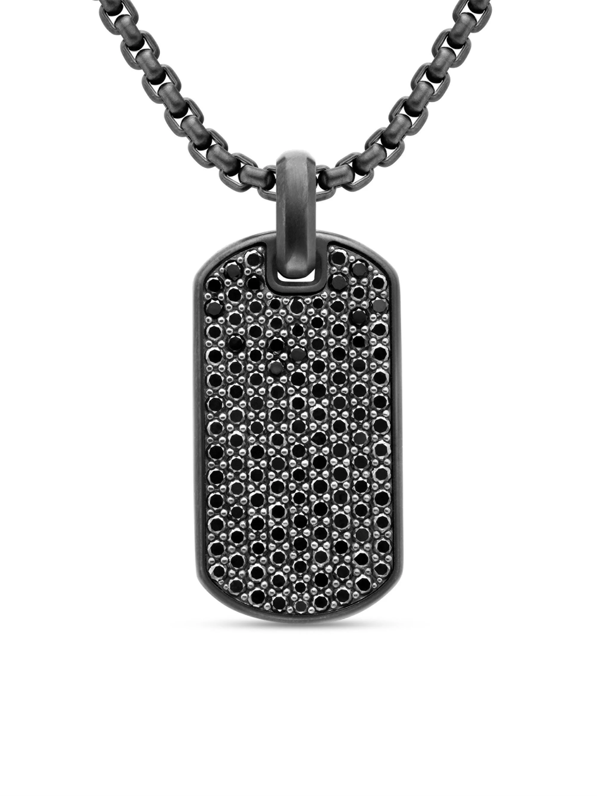 Men's Chevron Tag in Black Titanium - Black Diamond - 1