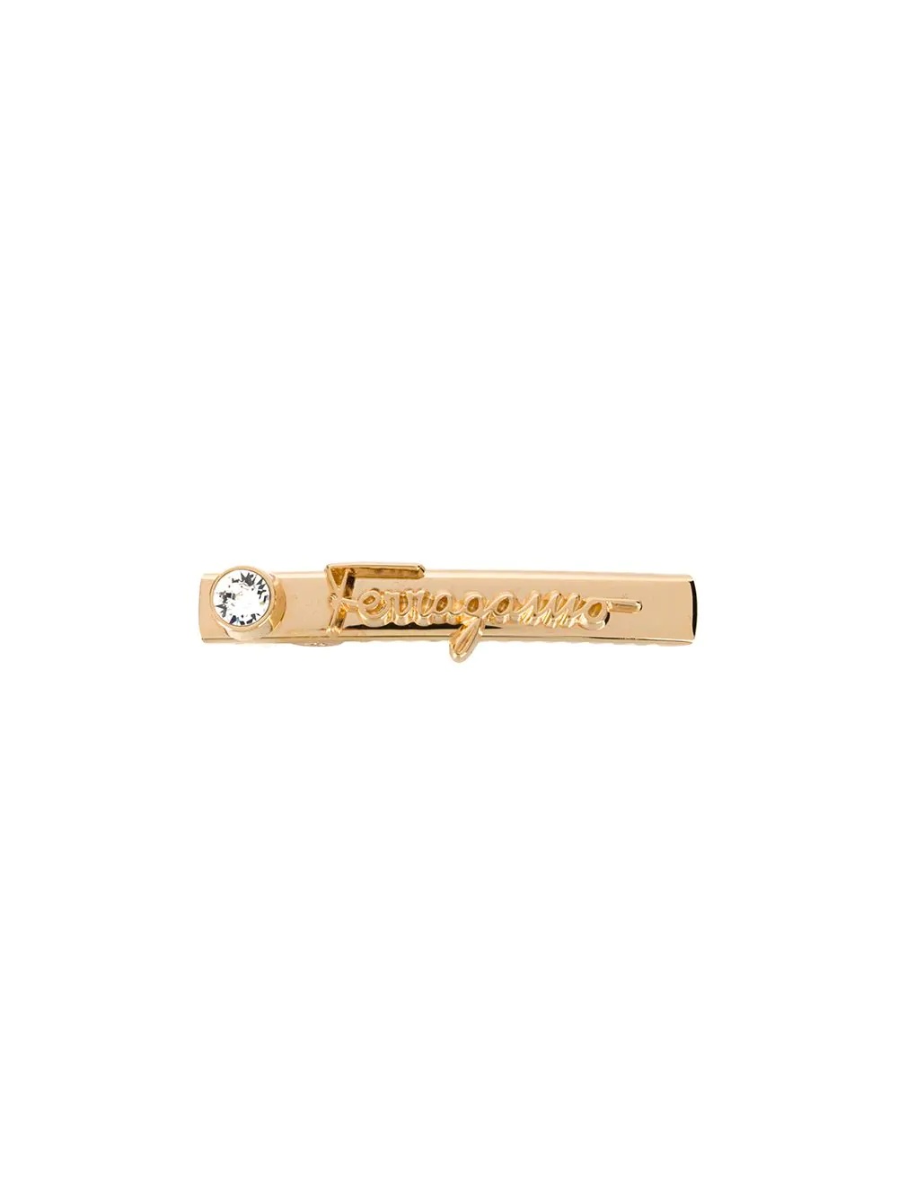 logo-embellished hairclip - 1