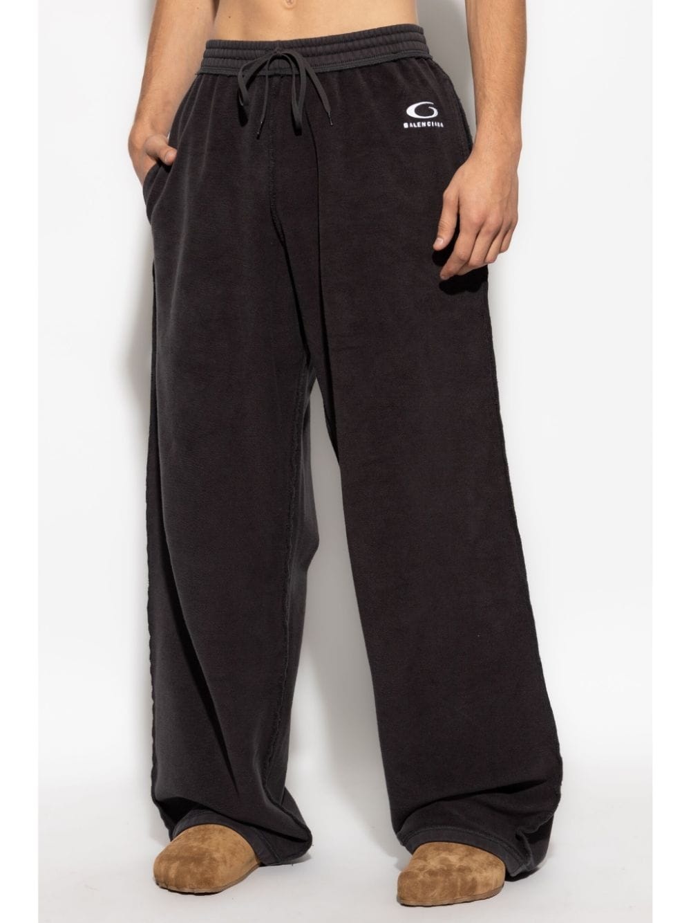 distressed-effect track pants - 3