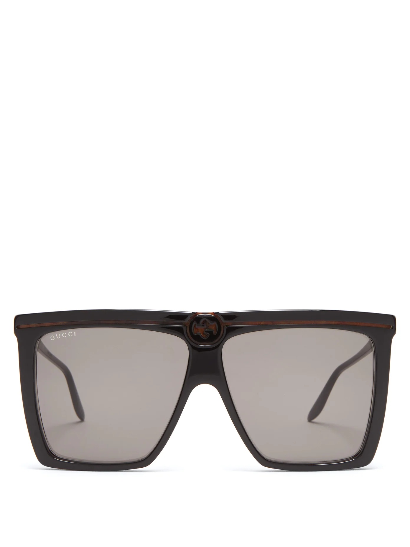 GG flat-top acetate sunglasses - 1