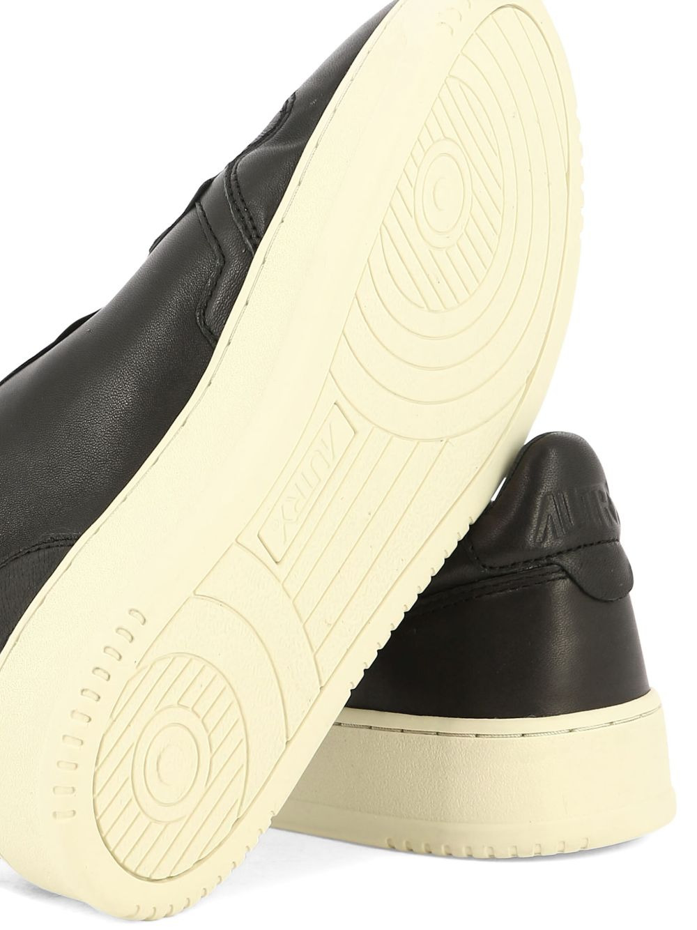 perforated leather sneakers - 3