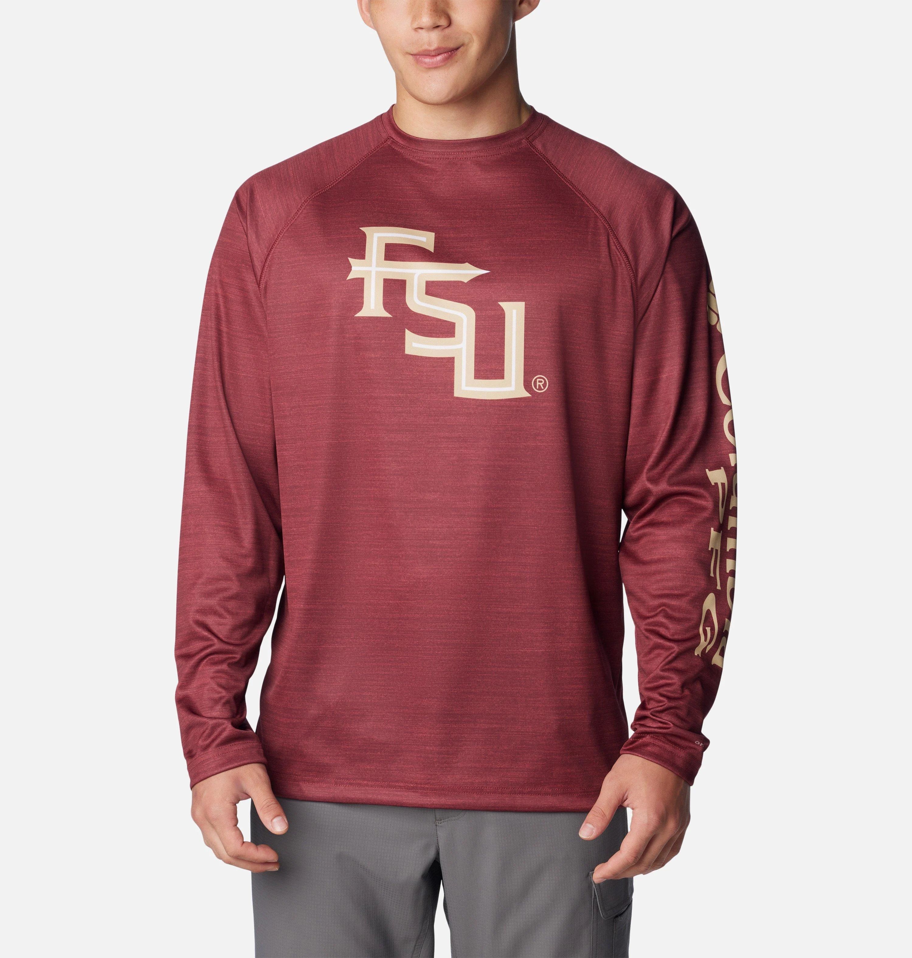 Men's Collegiate PFG Terminal Tackle Heather Long Sleeve Shirt - Florida State - 1