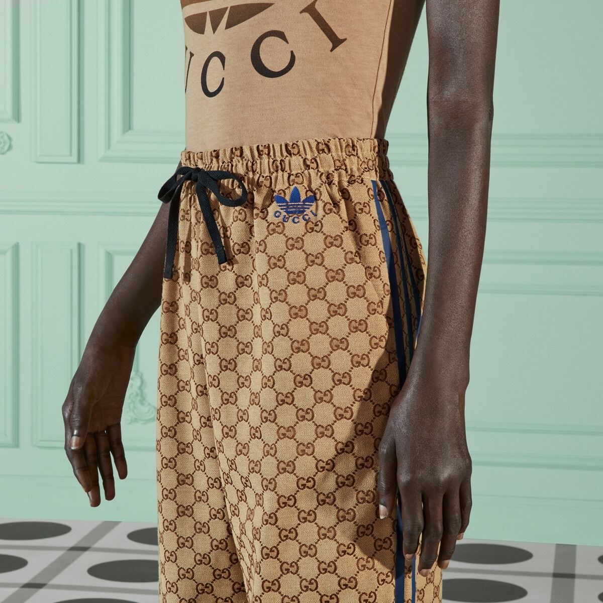 adidas x Gucci GG canvas pant - 4
