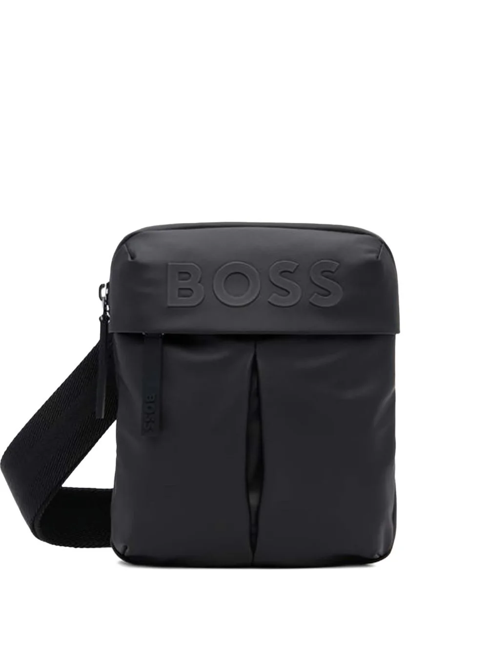 logo-embossed shoulder bag - 1