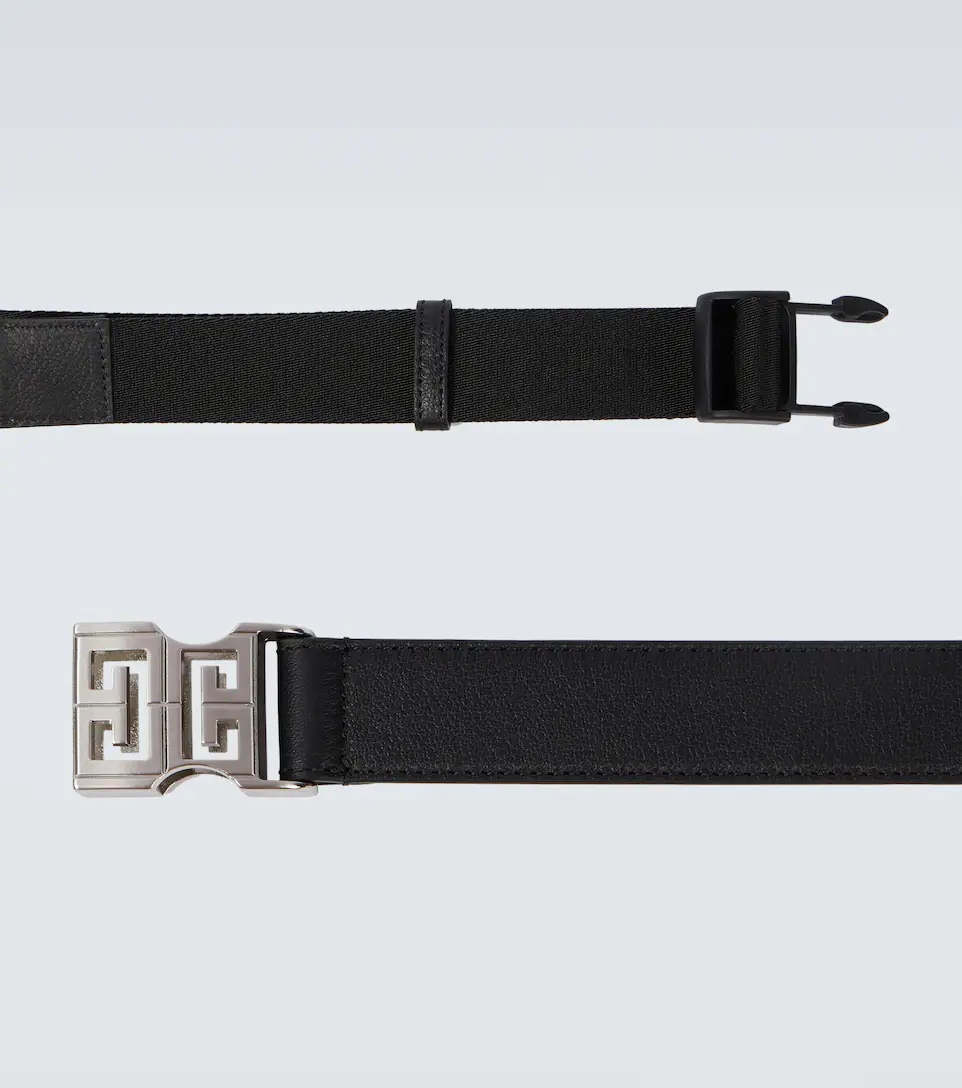 4G leather belt - 4