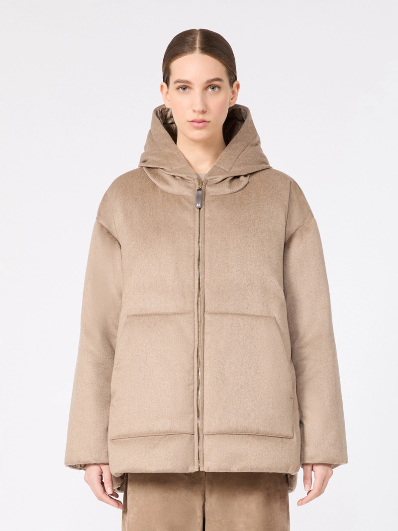 CLOWN Reversible cashmere puffer jacket - CLAY 3