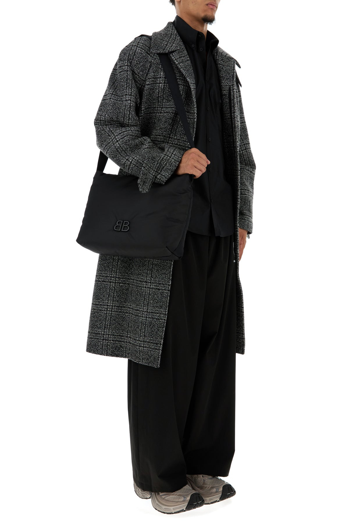 Embroidered wool coat - 6
