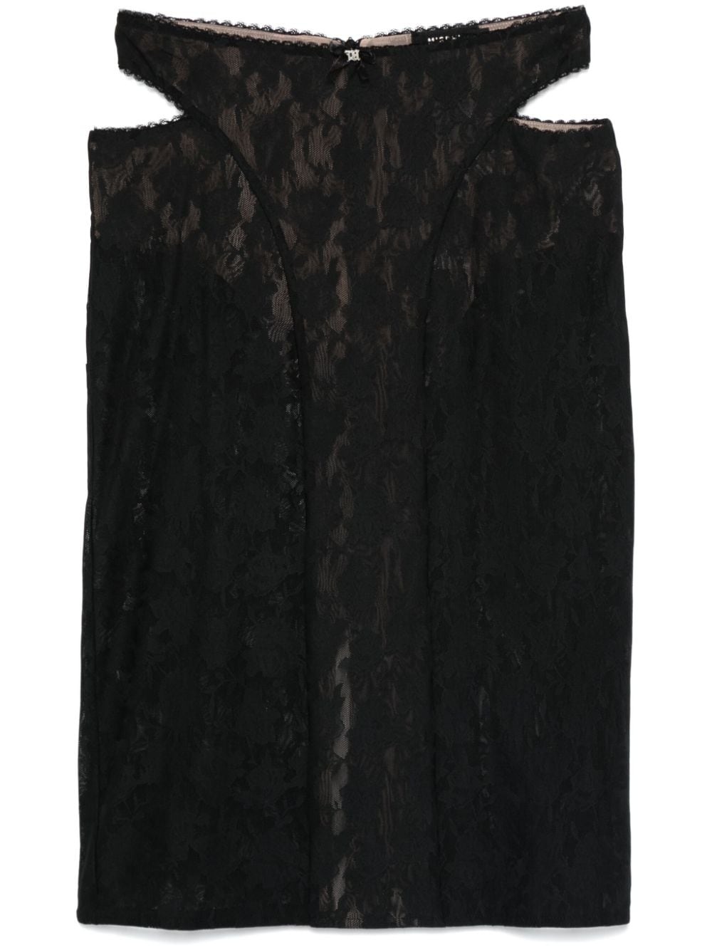 lace midi skirt - 1