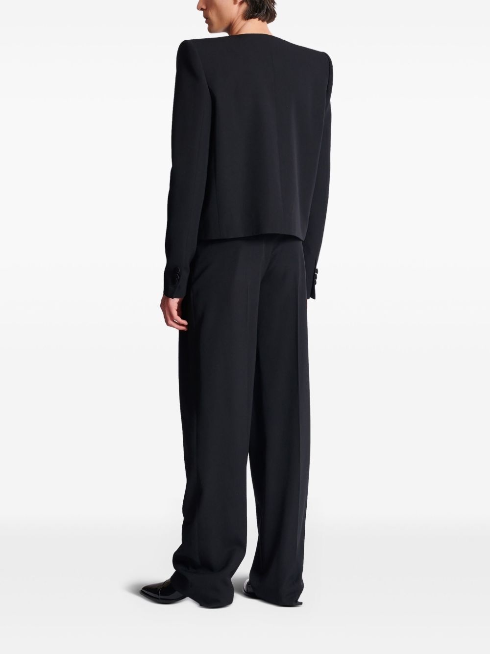 Asymmetric Spencer jacket - 4