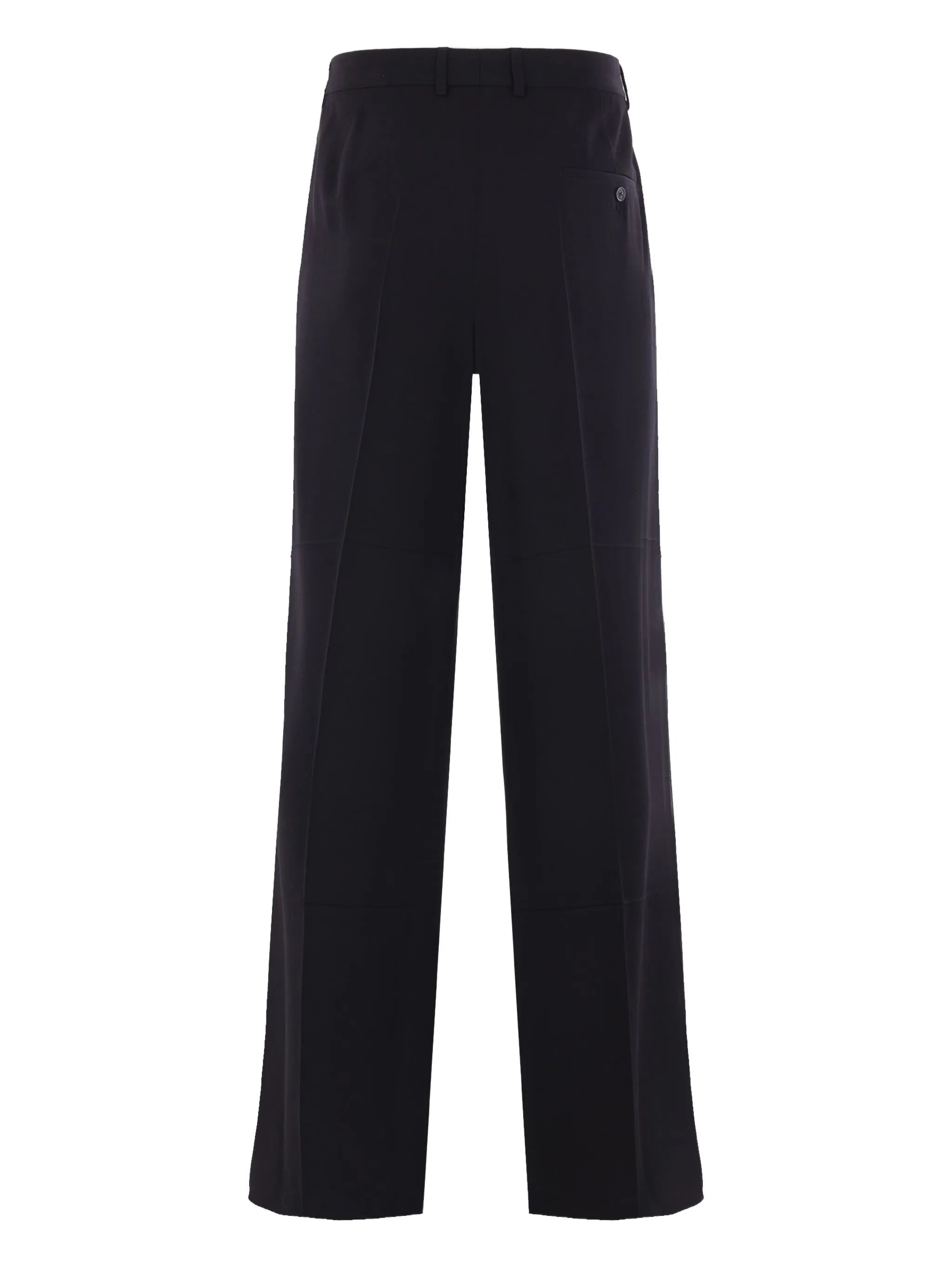 pressed-crease twill trousers - 2