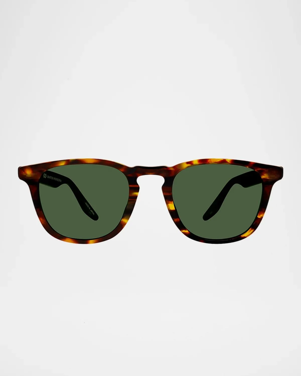 Men's Dino Keyhole-Bridge Rounded Square Sunglasses - 1