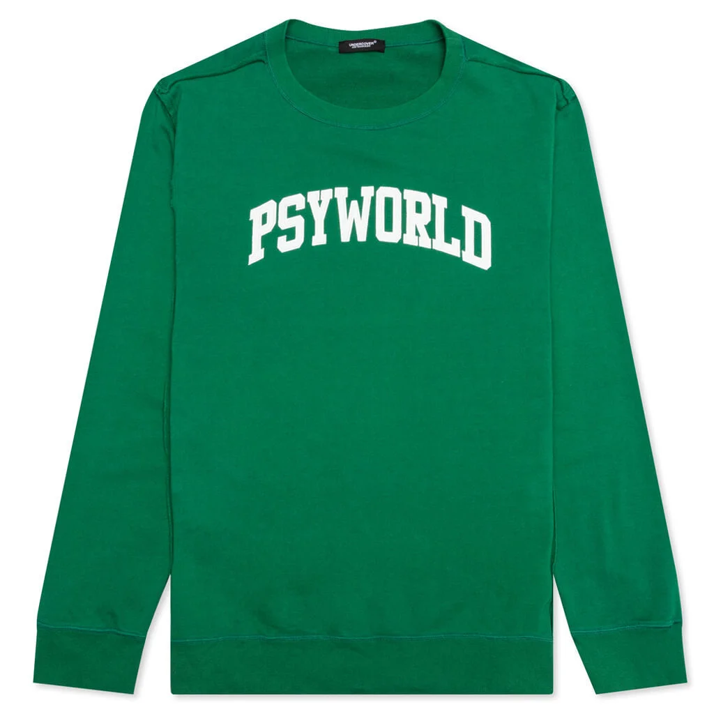 UNDERCOVER PSYWORLD L/S T-SHIRT - GREEN - 1