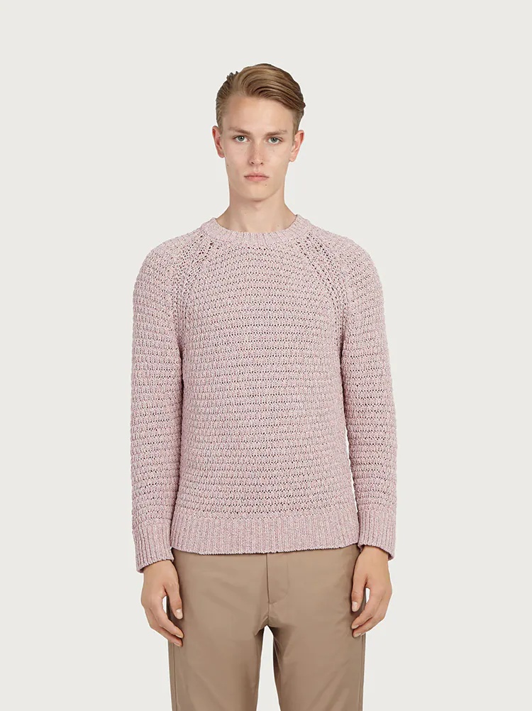 PATTERNED STITCH SWEATER - 2