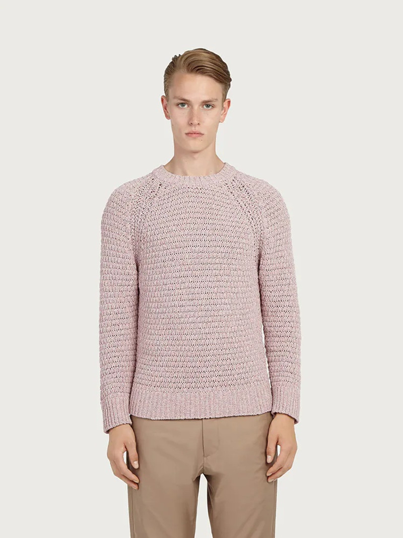 FERRAGAMO PATTERNED STITCH SWEATER outlook