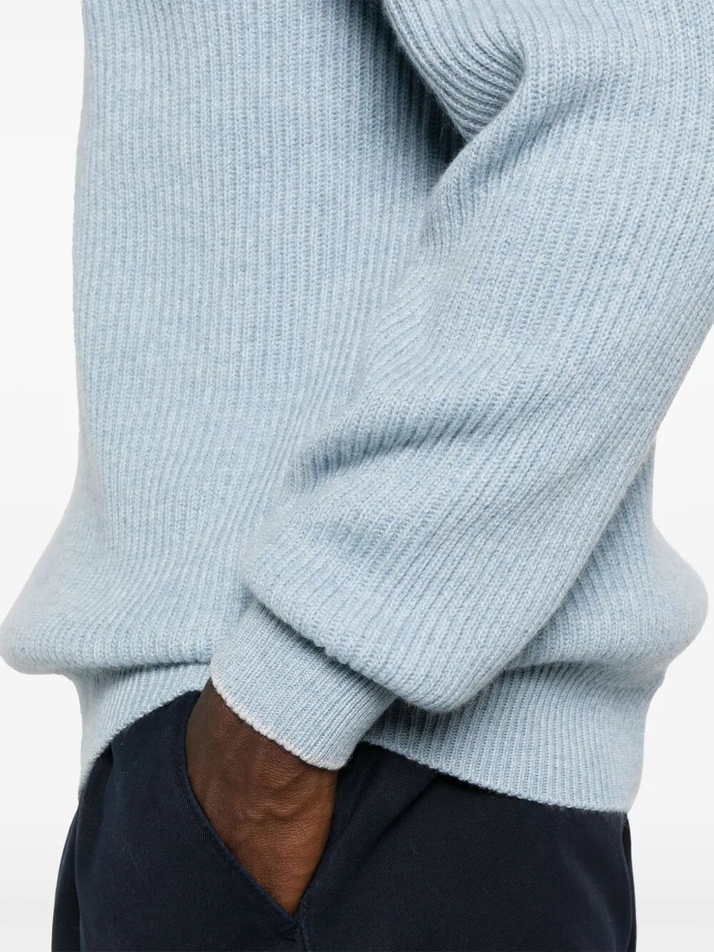 English Rib Knit Sweater - 3
