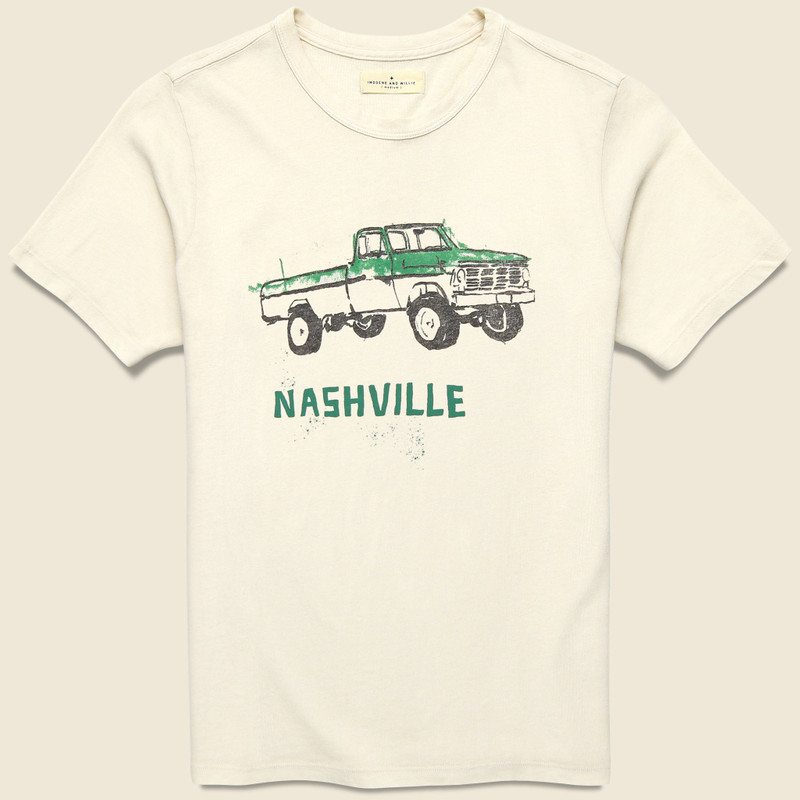 Nashville Truck Tee - Vintage White 1