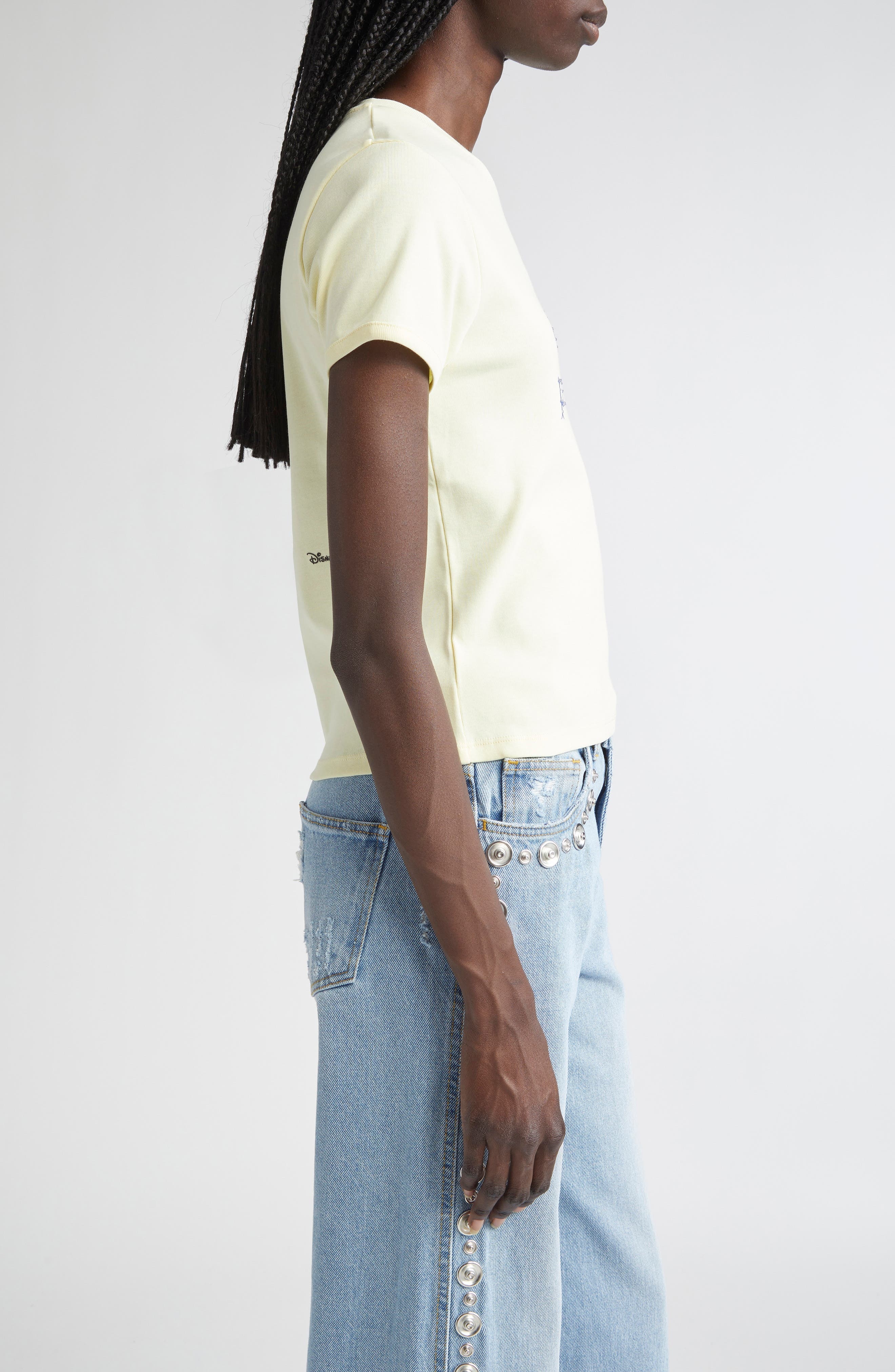 Coperni x Disney Princess Rhinestone Graphic T-Shirt in Yellow at Nordstrom - 3