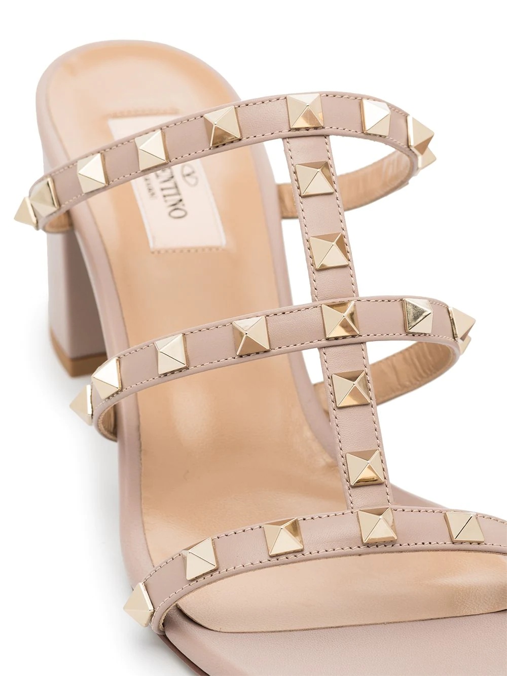 Rockstud 60mm leather sandals - 2