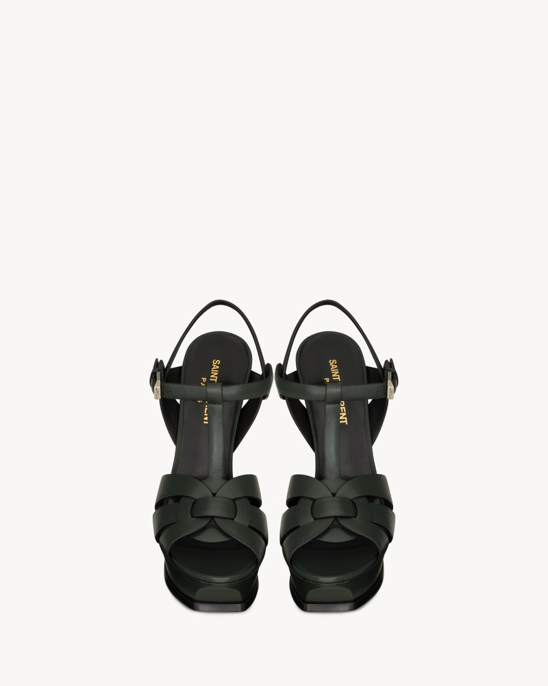 SAINT LAURENT TRIBUTE PLATFORM SANDALS IN SMOOTH LEATHER outlook